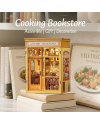 BOOK NOOK KIT - DIY- Librairie Culinaire - 156pc + Eclairage LED - vue de face