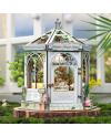 MINIATURE HOUSE - DIY- Maison des Fleurs Windsor - 235pc+Eclairage LED - vue principale