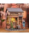 BOOK NOOK KIT - DIY -Boutique de kimonos Sakura- 235pc + Eclairage LED - vue de face