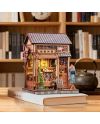 BOOK NOOK KIT - DIY -Boutique de kimonos Sakura- 235pc + Eclairage LED - vue de profil