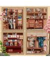 BOOK NOOK KIT - DIY -Boutique de kimonos Sakura- 235pc + Eclairage LED - vue de detail