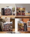 BOOK NOOK KIT - DIY - Crépuscule des guerriers - 272pc + Eclairage LED - vue de profil