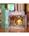 BOOK NOOK KIT - DIY - Le Songe d'une nuit d'été- 107pc + Eclairage LED - vue de profil