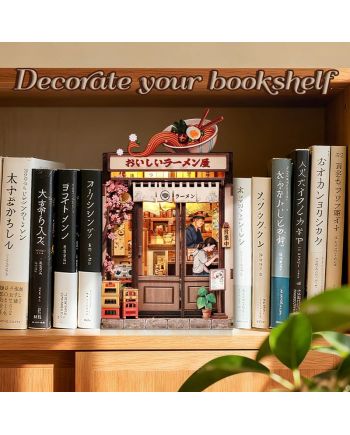 BOOK NOOK KIT - DIY - Oishii Kyoto - 175pc + Eclairage LED - vue de profil