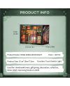 BOOK NOOK KIT - DIY - Hong Kong Lumière Neon - 49pc + Eclairage LED - vue du packaging