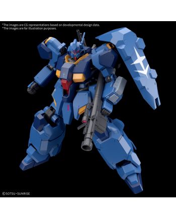 GUNDAM - HG 1/144 Gustav Karl Type-00 - Model Kit - vue de profil