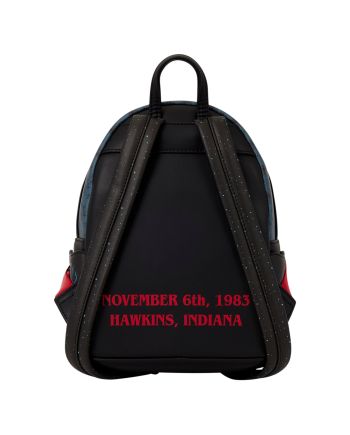 STRANGER THINGS - 10ème Anniversaire - Mini Sac à Dos Loungefly - vue de dos