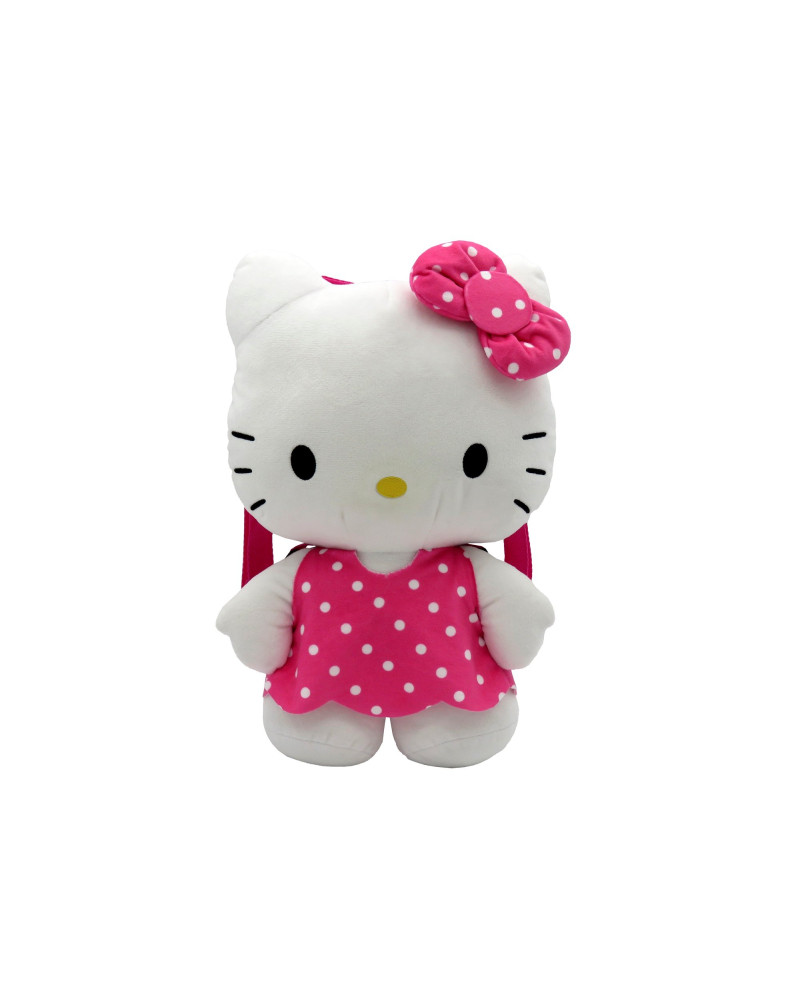 HELLO KITTY - Pink - Plush Backpack - 35cm