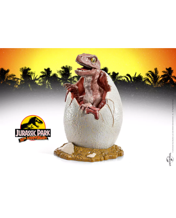 JURASSIC PARK - Oeuf de Vélociraptor -Figurine Toyellectible Treasures - vue de profil