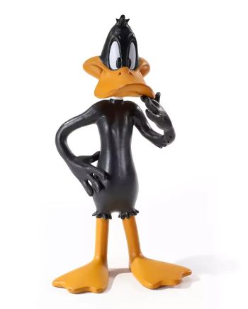 LOONEY TUNES - Daffy - Figurine Mini Bendyfigs 11cm - vue principale