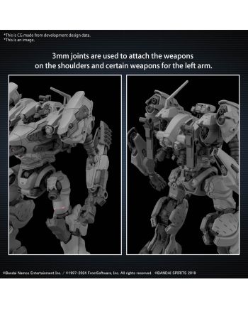 30MM - Armored Core VI RaD CC-2000 Orbiter - Model Kit - vue de dos