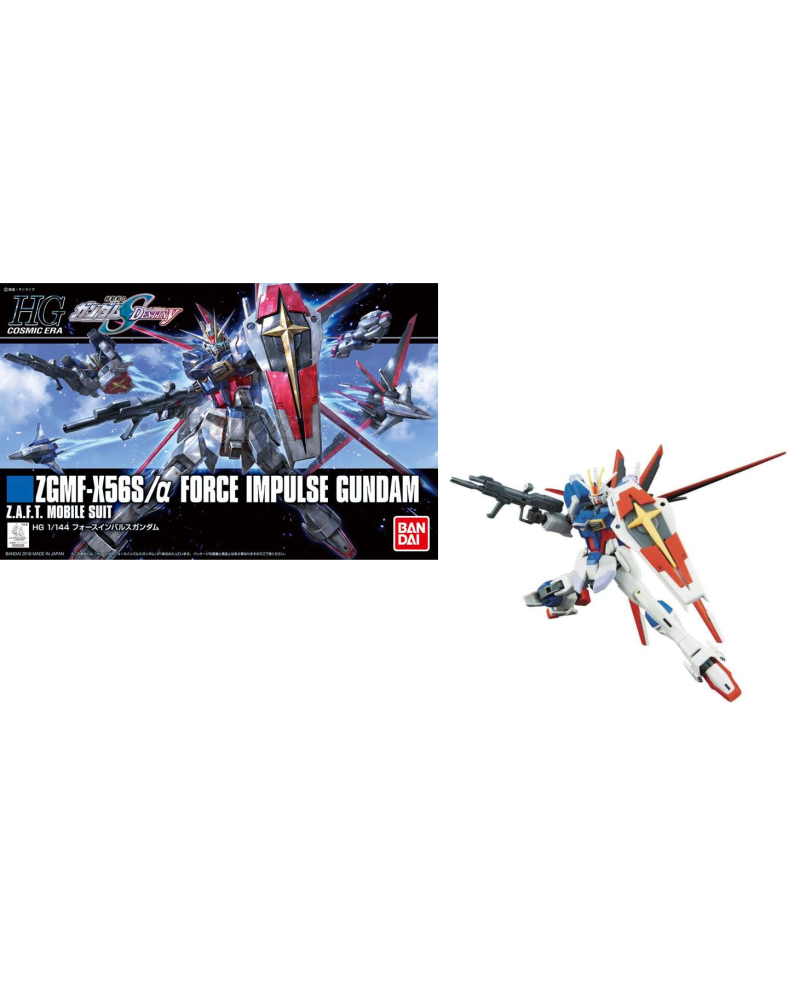 GUNDAM - HGCE 1/144 Force Impulse Gundam - Model Kit - 13cm - vue principale