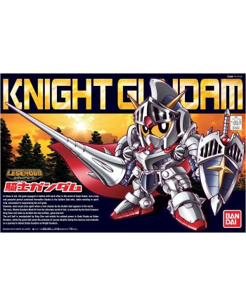 GUNDAM - SD - BB370 LegendBB Knight Gundam - Model Kit - 8cm - vue de face