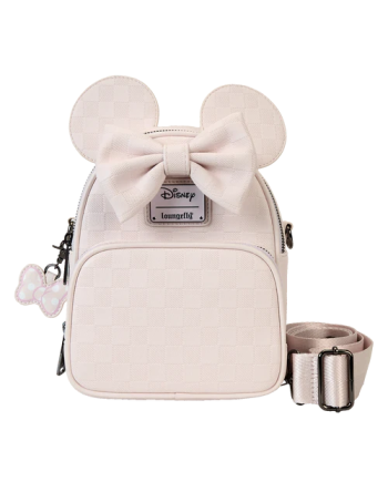 Sac bandoulière Minnie Ear Evergreen Loungefly Disney vue face