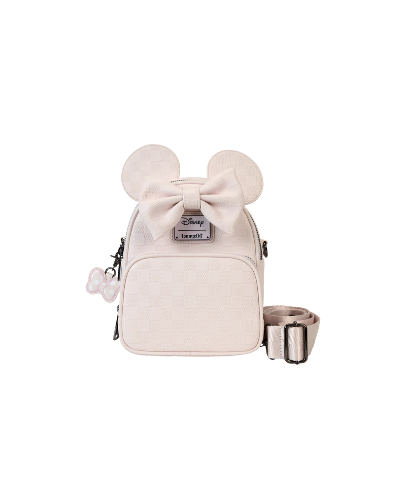 Sac bandoulière Minnie Ear Evergreen Loungefly Disney vue face
