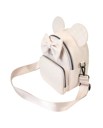 Sac bandoulière Minnie Ear Evergreen Loungefly Disney sur mannequin