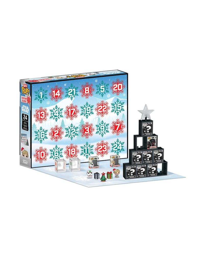 Calendrier de l'Avent BITTY POP Star Wars Funko vue face