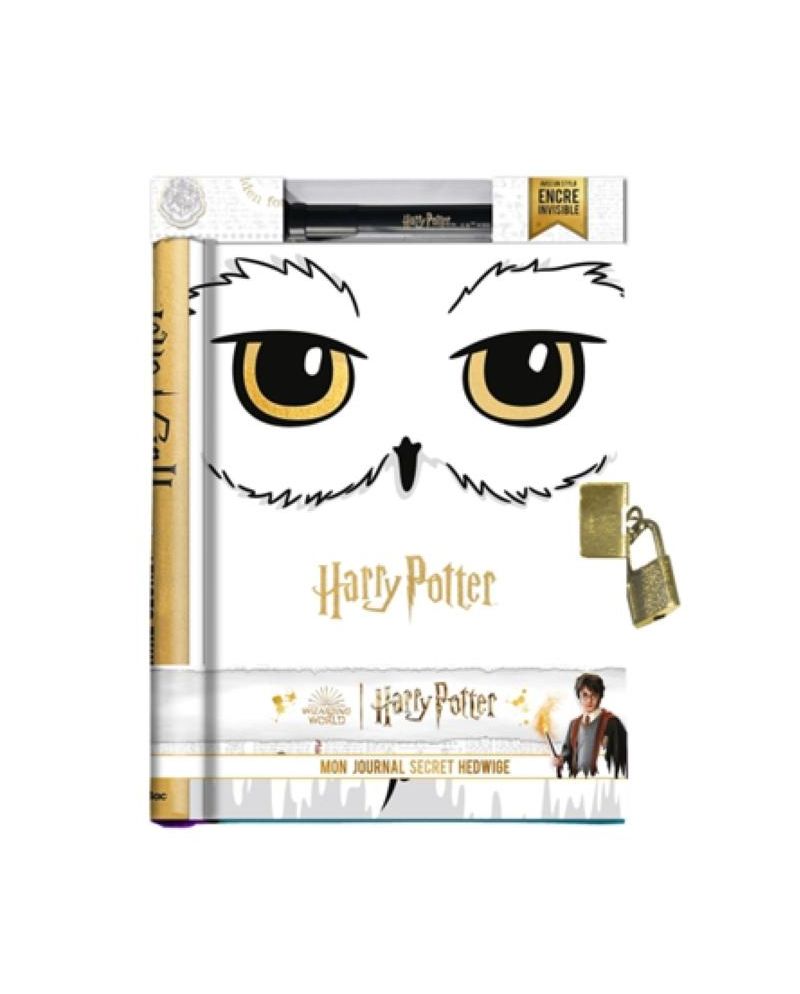 Journal secret Harry Potter Hedwige avec encre invisible - JB Manga Shop