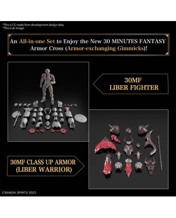 30MF - Liber Warrior - Model Kit - vue de face