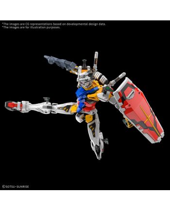 GUNDAM - HG 1/144 White Gundam - Model Kit - vue de dos