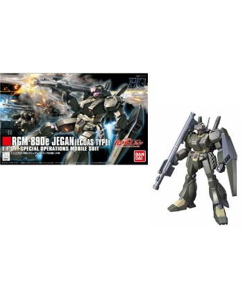 GUNDAM - HGUC 1/144 RGM-89DE Jegan Ecoas Type - Model Kit - vue principale
