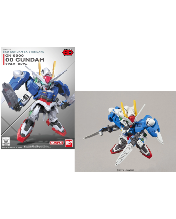 GUNDAM - SD Gundam Ex-Standard 00 Gundam - Model Kit - vue principale