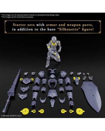 30MF - Liber Lancer - Model Kit - vue de profil