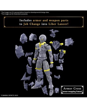 30MF - Liber Lancer - Model Kit - vue de dos