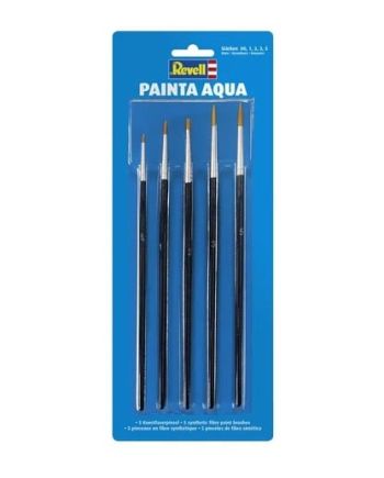 REVELL - Painta Ensemble de pinceaux Aqua - 00 / 1 / 2 / 3 / 5 - vue principale
