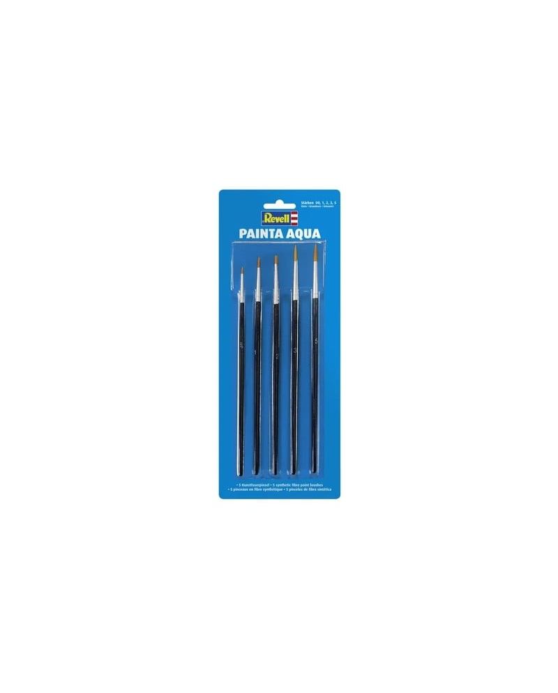 REVELL - Painta Ensemble de pinceaux Aqua - 00 / 1 / 2 / 3 / 5 - vue principale