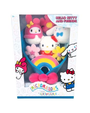 SQUISHMALLOWS - Micromallows Hello Kitty Bouquet Peluche - vue de face
