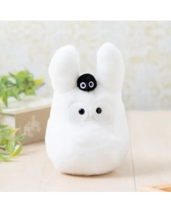 Peluche Totoro Blanc Beanbag 15cm Mon Voisin Totoro Ghibli