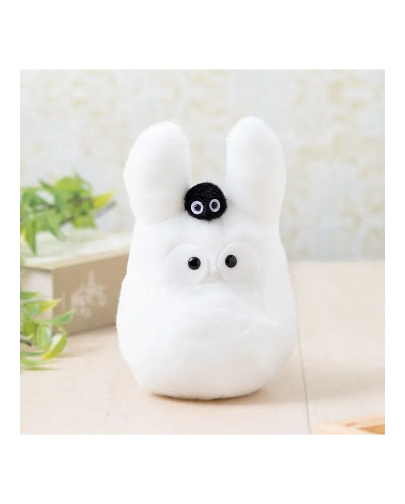 Peluche Totoro Blanc Beanbag 15cm Mon Voisin Totoro Ghibli