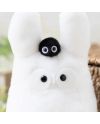 Peluche Totoro Blanc vue de profil - Studio Ghibli