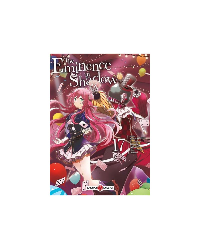 The Eminence in Shadow Tome 17 - couverture manga Doki Doki