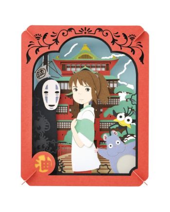 LE VOYAGE DE CHIHIRO - Ville mystérieuse - Théâtre de papier - vue de face