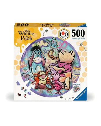WINNIE L'OURSON - Photo parfaite - Puzzle Rond 500p - vue principale