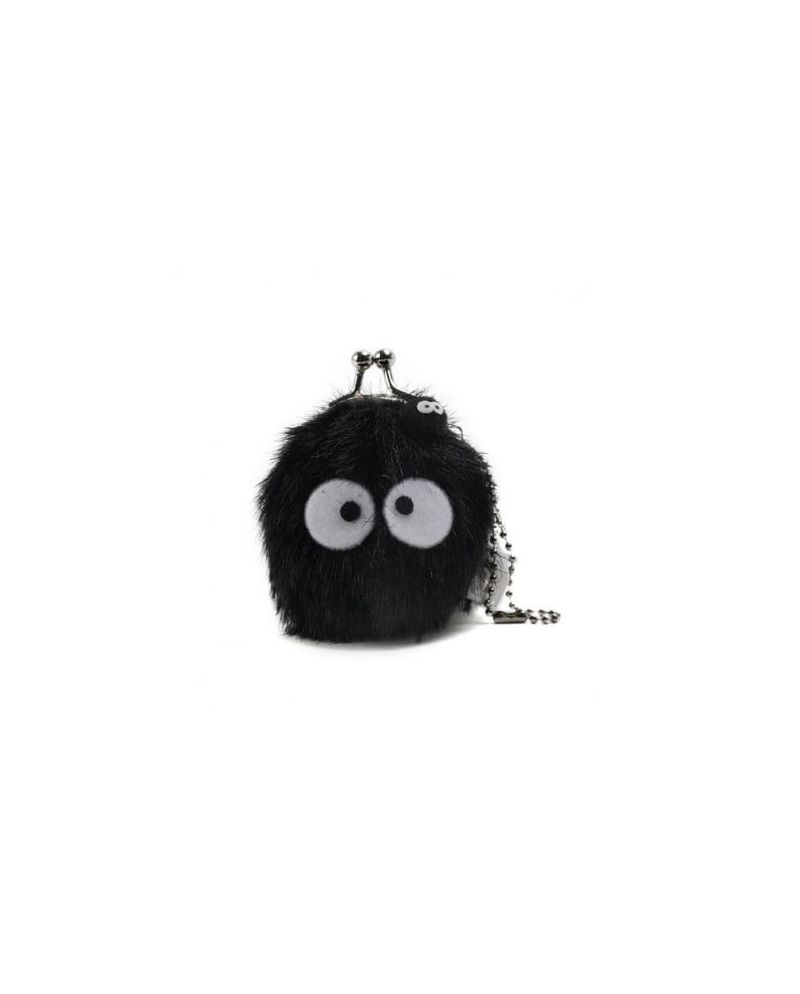 Porte-monnaie peluche Noiraude Studio Ghibli Mon Voisin Totoro vue de face