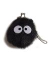Porte-monnaie peluche Noiraude Studio Ghibli Mon Voisin Totoro vue détaillée