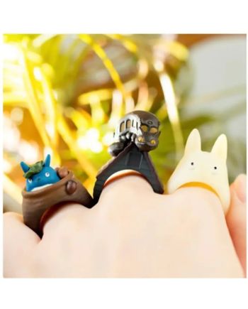 MON VOISIN TOTORO - Totoro - Assortiment 6 Anneaux - BLIND BOX - vue de profil