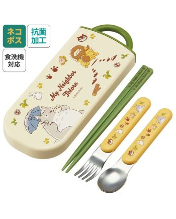 MON VOISIN TOTORO - Totoro - Set baguettes cuillère et fourchette - vue principale