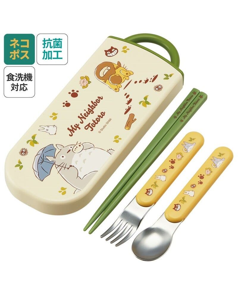MON VOISIN TOTORO - Totoro - Set baguettes cuillère et fourchette - vue principale