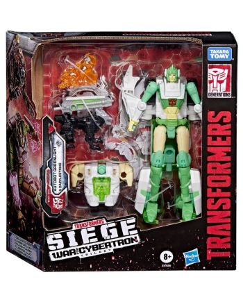 TRANSFORMERS - Greenlight - Figurine Siege Deluxe Class Autobot 14cm - vue de face