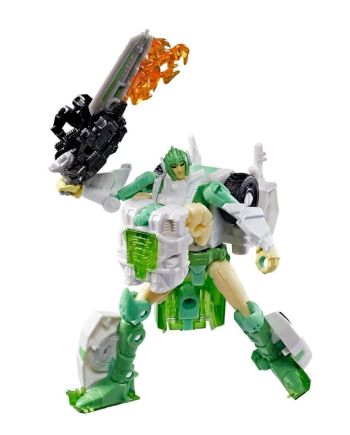 TRANSFORMERS - Greenlight - Figurine Siege Deluxe Class Autobot 14cm - vue de profil