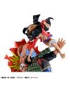 ONE PIECE - Logbox Re Birth Wano Kuni - Set 4 Statuettes Petitrama 9cm - vue de face