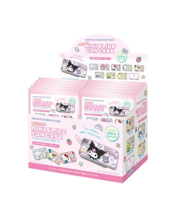 Étui métallique coulissant Sanrio Characters format mini