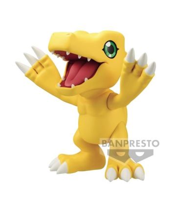 DIGIMON ADVENTURE - Agumon - Figurine Sofvimates 17cm - vue principale