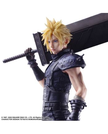 FINAL FANTASY VII Remake - Cloud - Static Arts Gallery Statuette 26cm - vue de dos