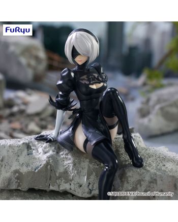 NIER AUTOMATA VER1.1A - 2B - Statuette Noodle Stopper 13cm - vue de face