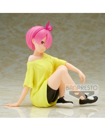 RE:ZERO - Ram - Relax Time - Figurine 14cm - vue de profil